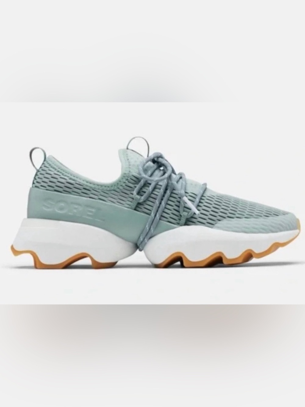 EUC SOREL Kinetic Impact Lace Sneaker Crushed Blue